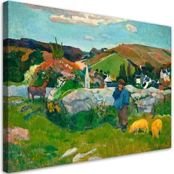 WANDBILD der schweinehirt paul gauguin