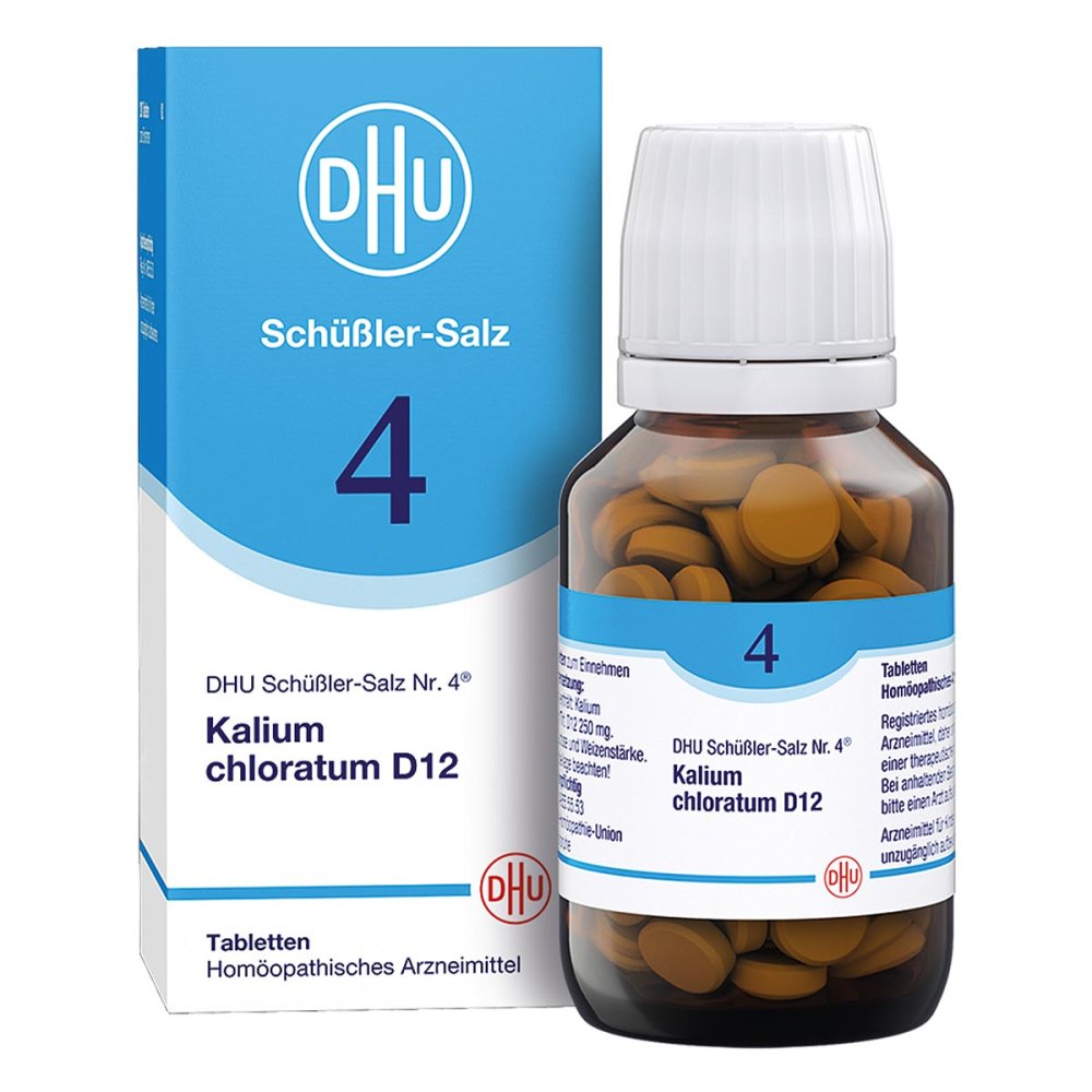 DHU-Arzneimittel GmbH & Co. KG DHU Schüßler-Salz Nummer 4 Kalium chloratum D12 Tabletten 02580556