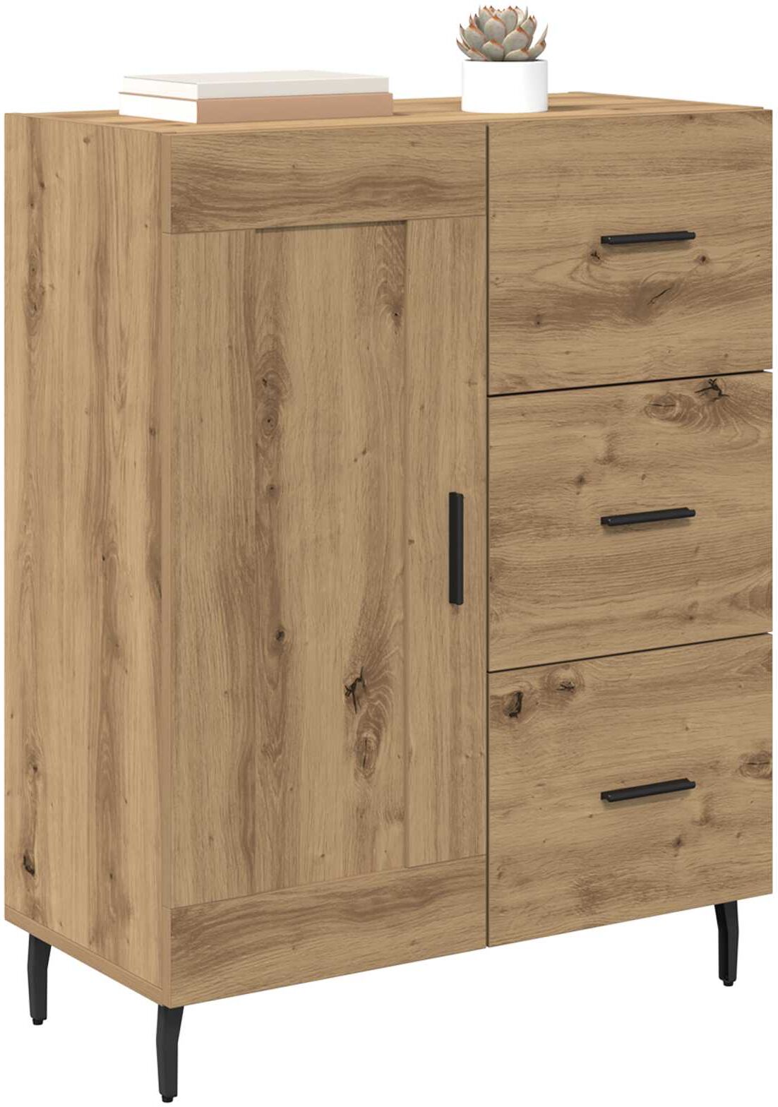 vidaXL Buffet Chêne artisanal 69,5 x 34 x 90 cm