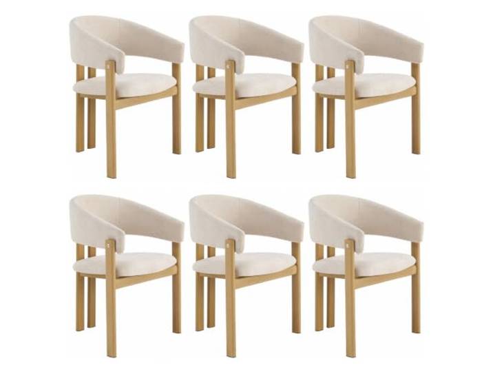 I0I&I0I Esszimmerstühle 2er Set Metall Holzoptik Leinenbezug Bequem Atmungsaktiv Für Esszimmer Wohnzimmer Cafés Moderner Stil (Wood + Linen-2)