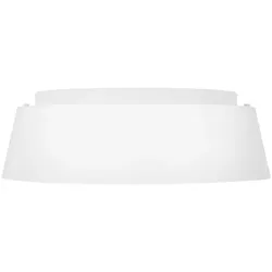 Deckenleuchte Wohnzimmerleuchte Stahl Glas Mattweiß 3 Flammig D36,8cm