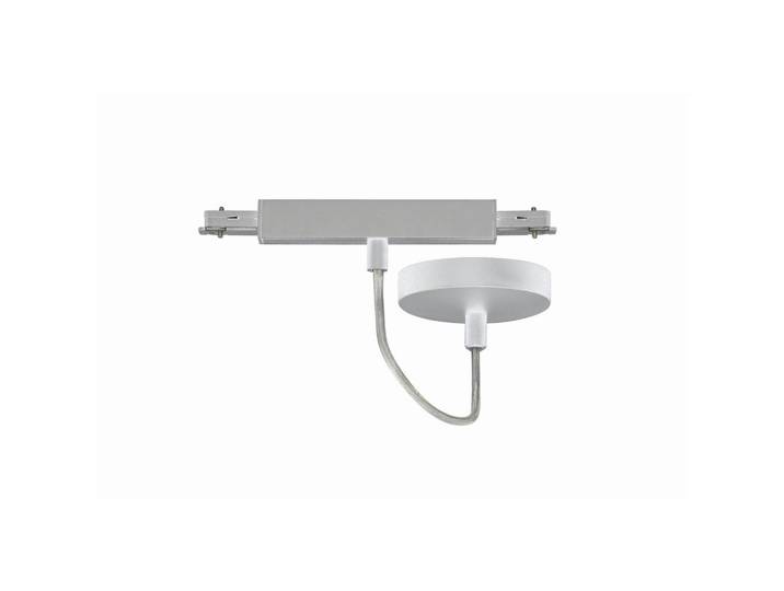 Fischer & Honsel Schienensystem-Einspeiser, Nickelfarben, Metall, 13x10x10 cm, Lampen & Leuchten, Leuchtenzubehör