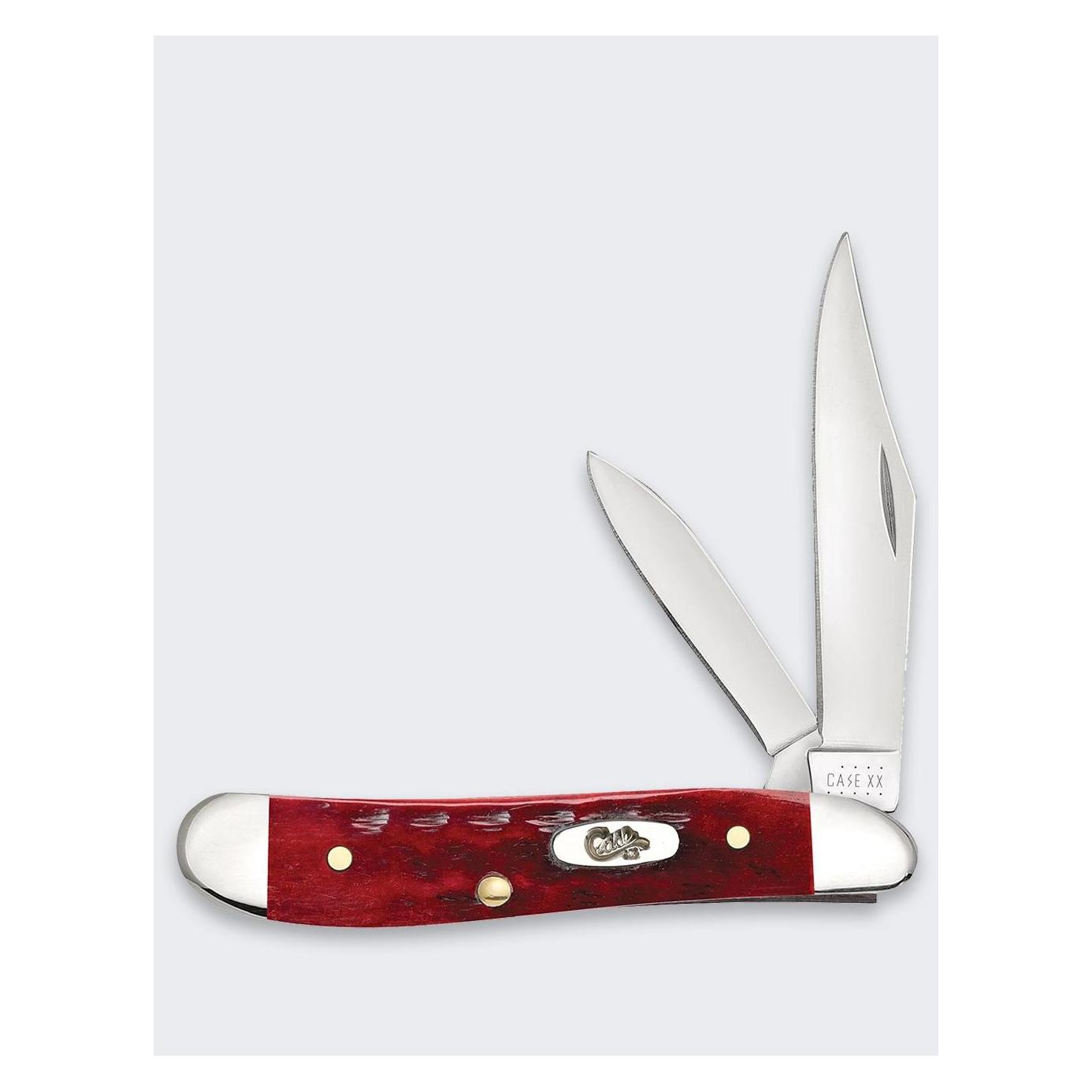Case Messer Pocket Worn Peanut SS Old Red (00781)