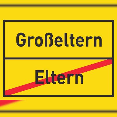 HB-Druck Großeltern Eltern Schild Ortsschild A1 (594x841mm)