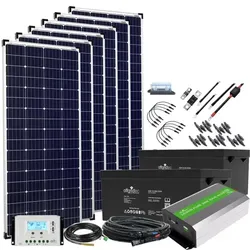 Offgridtec® Autark XXL-Master 24V 1200W Solaranlage - 3000W AC... - 0% MwST. (Angebot gemäß §12 USt Gesetz.)