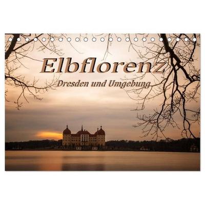 Elbflorenz - Dresden und Umgebung (Tischkalender 2027 DIN A5 quer), CALVENDO Monatskalender