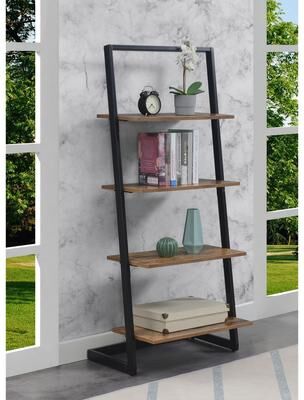 Convenience Concepts Graystone Ladder Bookshelf
