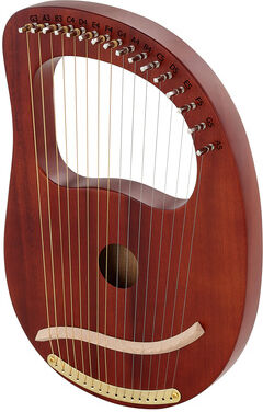 Thomann LH16B Lyre Harp 16 Strings BR Marron
