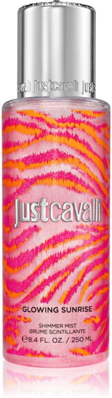 Roberto Cavalli Just Cavalli Glowing Sunrise brume illuminatrice corps pour femme 250 ml