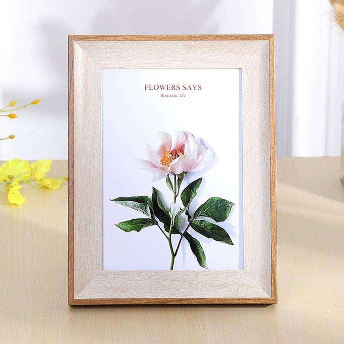 Beige fotolijst van hars voor wand of tafel, 152 cm
