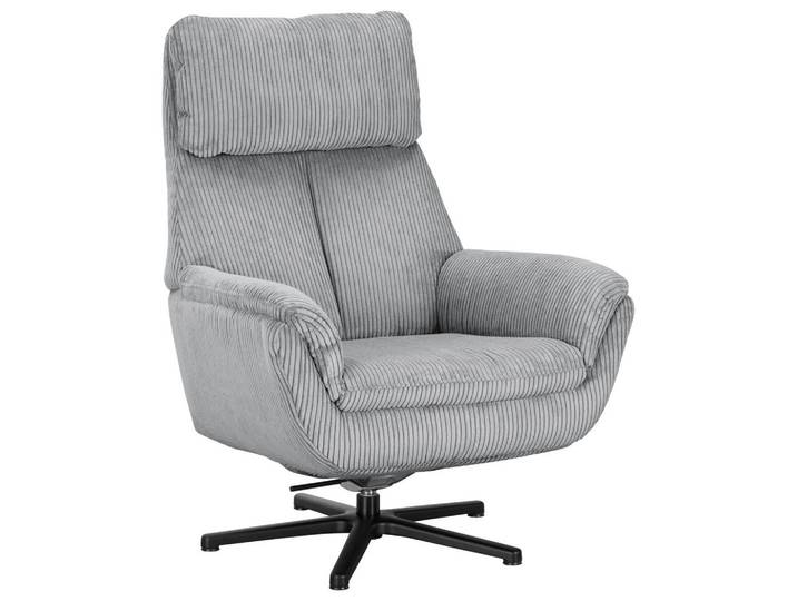 Beldomo Style Relaxsessel, Hellgrau, Metall, 79x108x89 cm, Goldenes M, Fußauswahl, Stoffauswahl, Wohnzimmer, Sessel, Relaxsessel