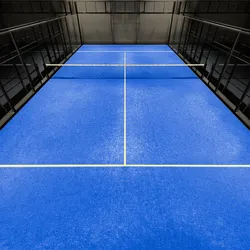 Padel Set PRO - Blau - mit Sicherheitsbereich