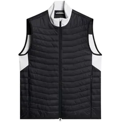 J.Lindeberg - Holden Quilt Hybrid Vest  - S White (0000)