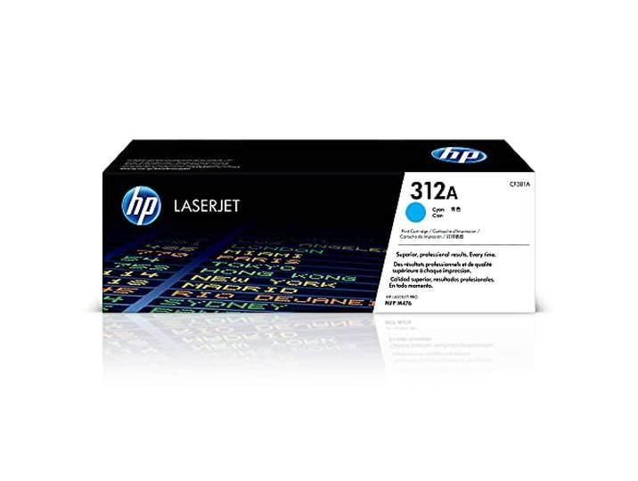 HP 312A Toner Cyan authentique (CF381A)