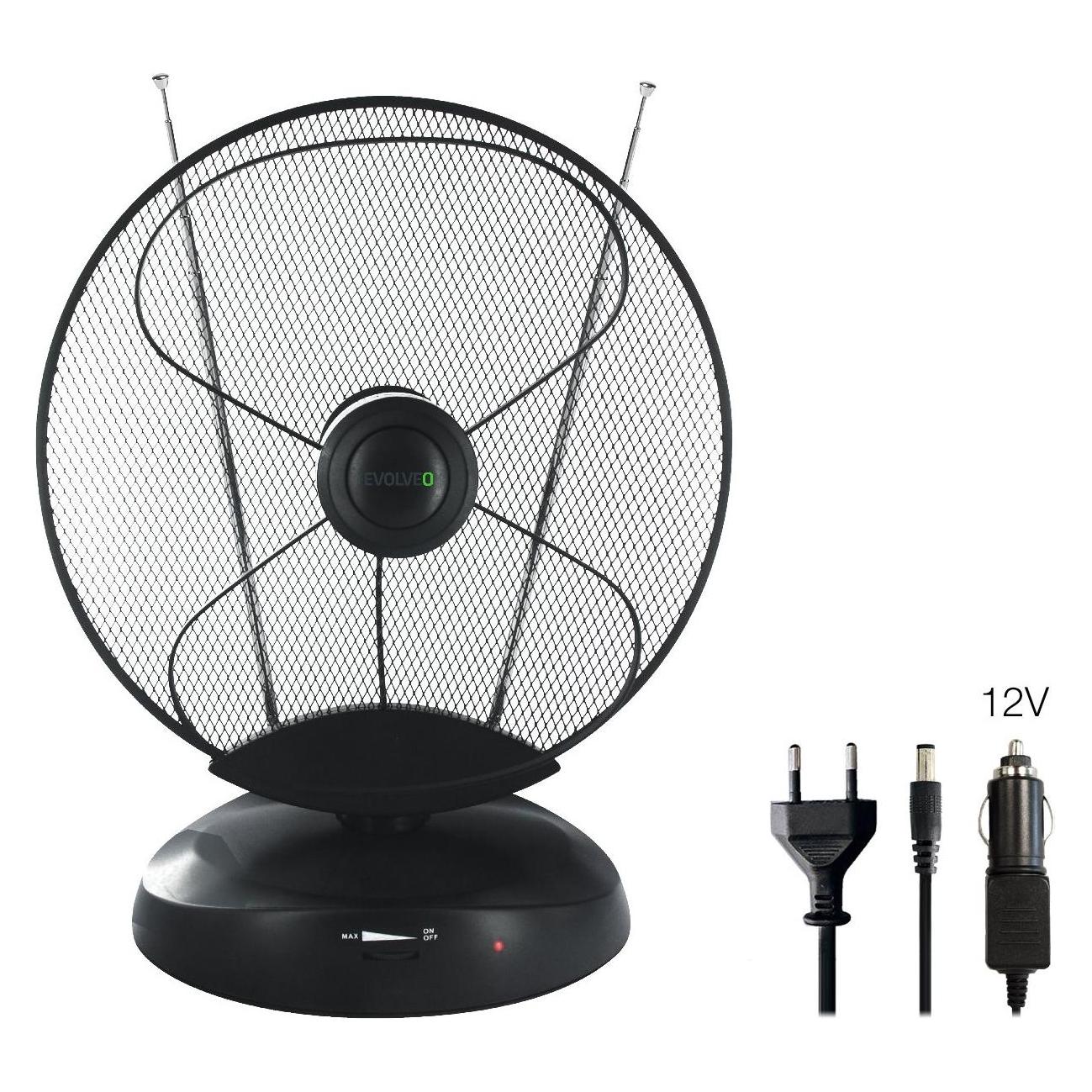 Evolveo Xany 4 LTE television antenna Indoor (Zimmerantenne, DVB-T / -T2) (TDEXANY4)