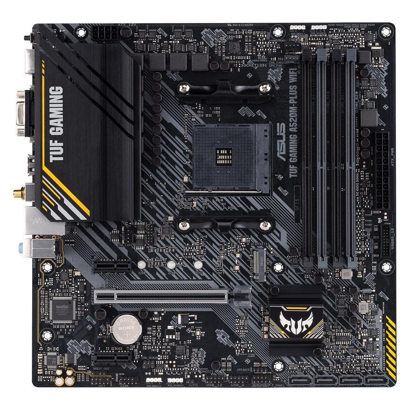 ASUS TUF GAMING A520M-PLUS WIFI (AM4, AMD A520, mATX) (90MB17F0-M0EAY0)