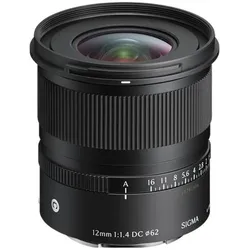 Sigma 12mm F1,4 DC Contemporary (Fujifilm X) (Fujifilm X, APS-C / DX), Objektiv, Schwarz