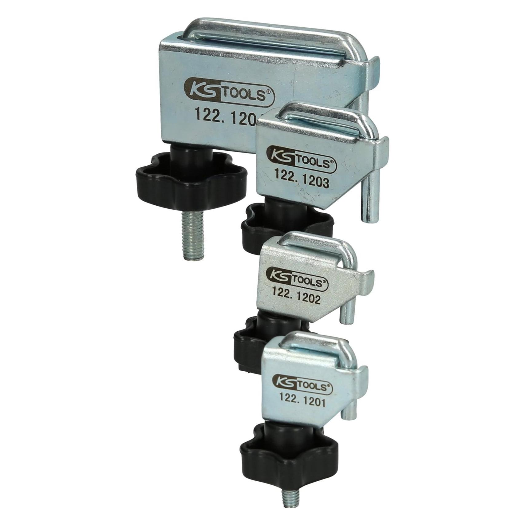KS Tools Schlauch-Klemmen-Satz, 4-tlg (122.1200)