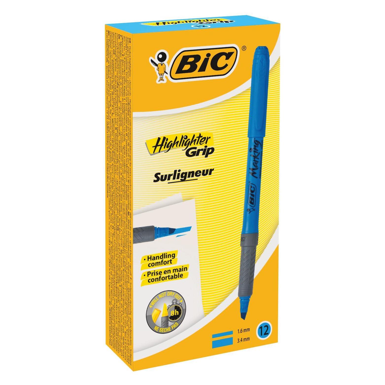 Bic Highlighter Grip (12x) (811931)