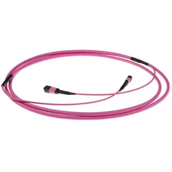 ACT 25 meter Multimode 50/125 OM4(OM3) polarity A fiber trunk cable with MTP/MPO female connectors (25 m), Netzwerkkabel