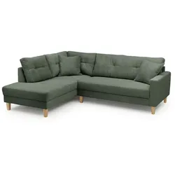 BOOOM Ecksofa Donna Cord Winter Moss