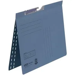 ELBA Pendelmappe DIN A4 V-Boden Blau Blauer Engel UZ56 (Recyclingkarton Schreibwaren)