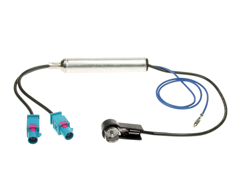ACV Seat / Skoda / VW ISO-Antennenadapter 2x Fakra (Z) mit Phantomeinspeisung