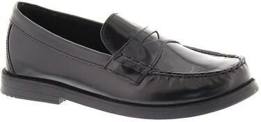 Florsheim Croquet Penny Jr - Boys 5 Youth Black Slip On W