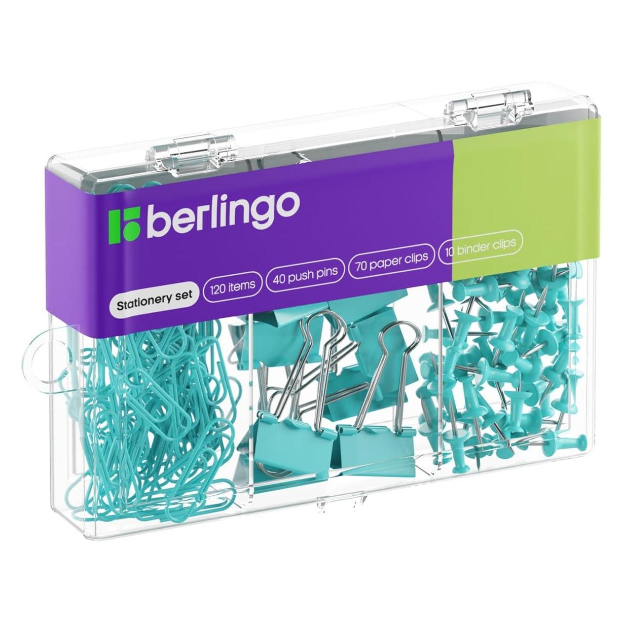 Berlingo Bürobedarf-Set lila, 1Stk,, 120 Stück pro Packung (120x) (76644332)