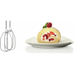 Bosch Hausgeräte CleverMixx MFQ24200, Handmixer, Silber, Weiss
