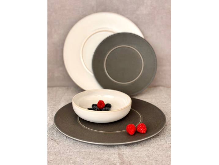 Salatschalen Unico Typ B 4er-Set Ø 16cm Weiß/Weiß