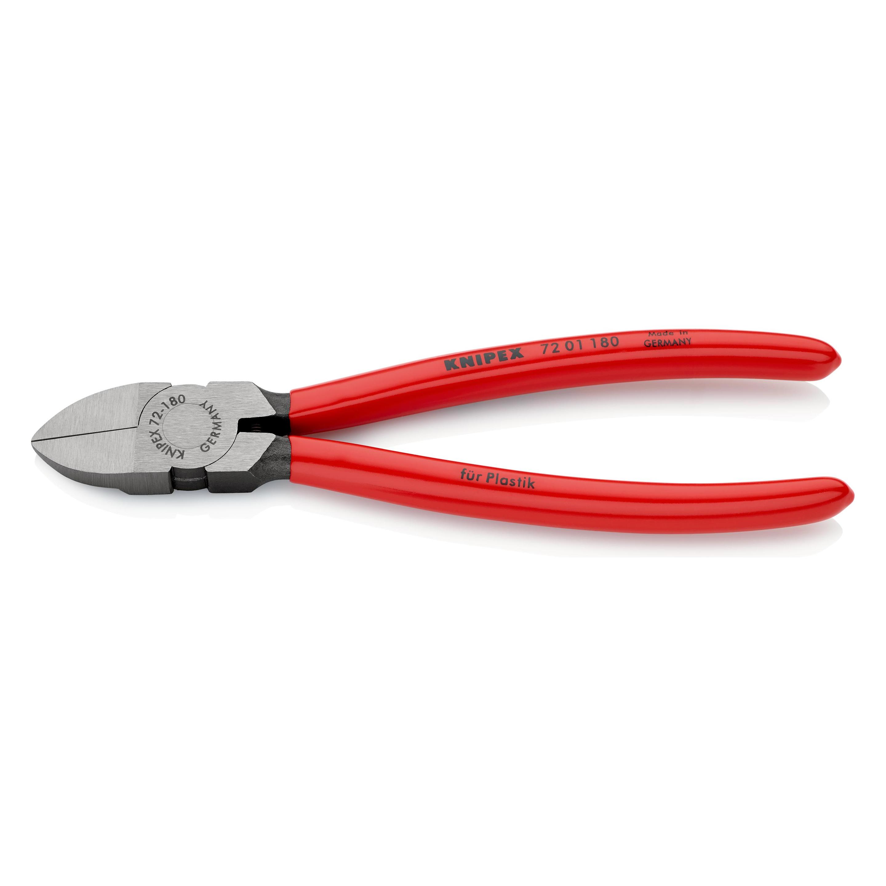 Knipex Seitenschneider für Kunststoff (180 mm) (72 01 180)