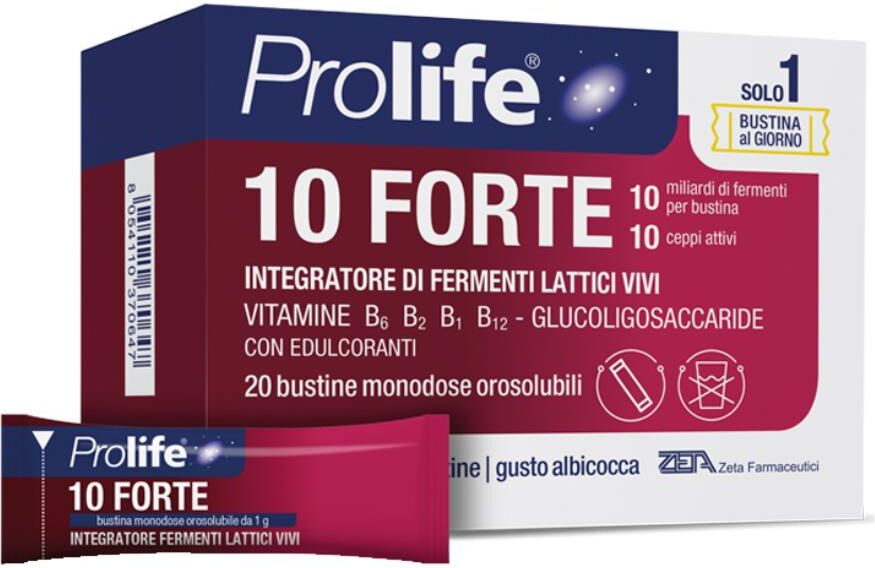 ZETA FARMACEUTICI SpA Prolife, 10 Forte, 20 Bustine