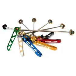 EXTRALITE Schnellspanner Set Rennrad Streeters silber