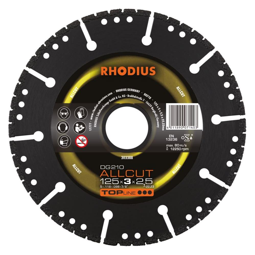 Rhodius Diamant-Trennscheibe DG210 ALL (303388)