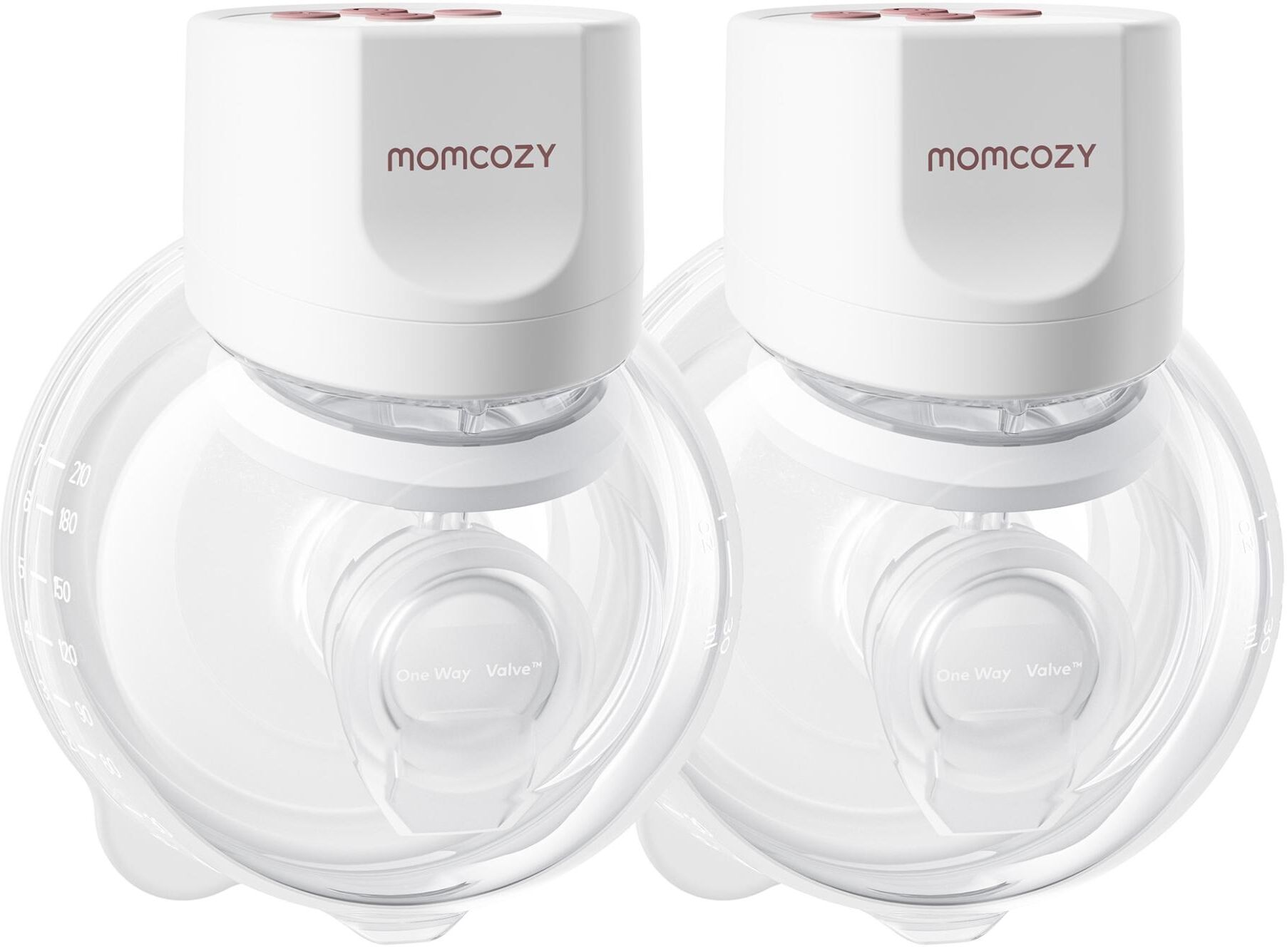 MOMCOZY Sacaleches manos libre S12 Pro doble. Blanco