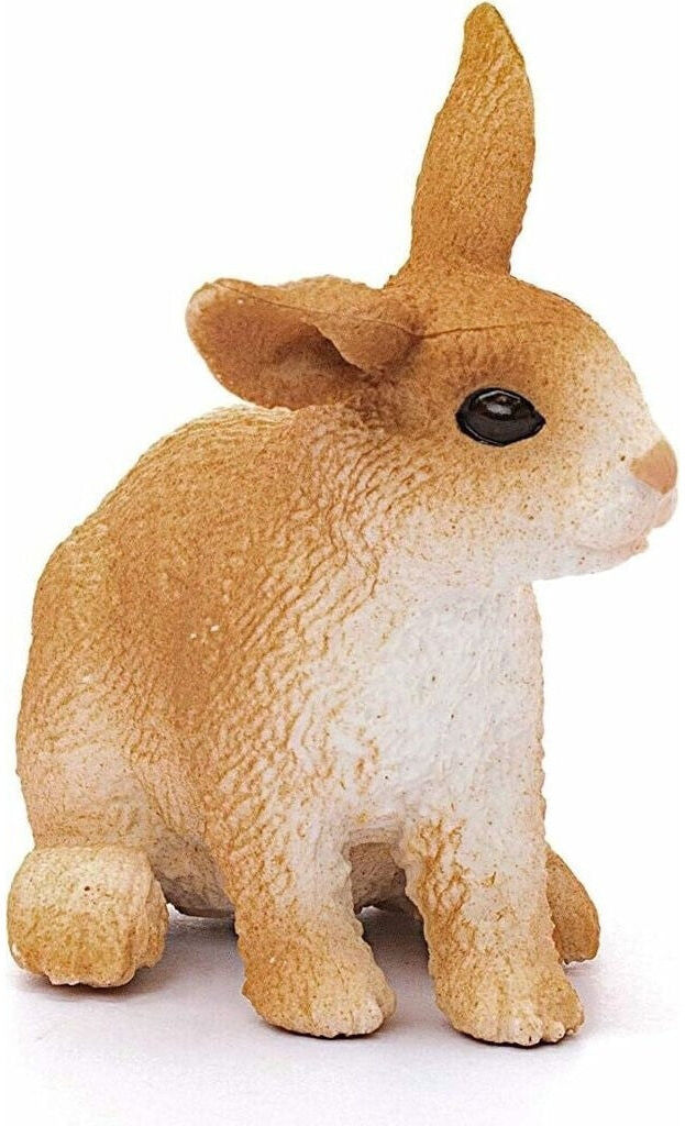 Schleich GmbH Schleich Farm World Rabbit Animal Figure, 4.2 cm/4.3 cm/2.6 cm, for Children's Imaginative Play