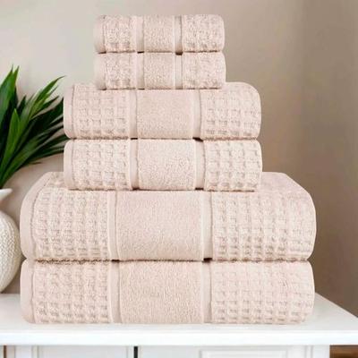 Home City, Inc.-Bath Napa Bath Towel Set Six Piece Set, Six Piece Set, Ivory