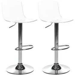 DREHHOCKER 2er-Set Transparent Imola