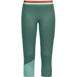 Ortovox, Damen, Funktionsunterhose, Women's Fleece Light Short Pants (XS), Grau, Türkis