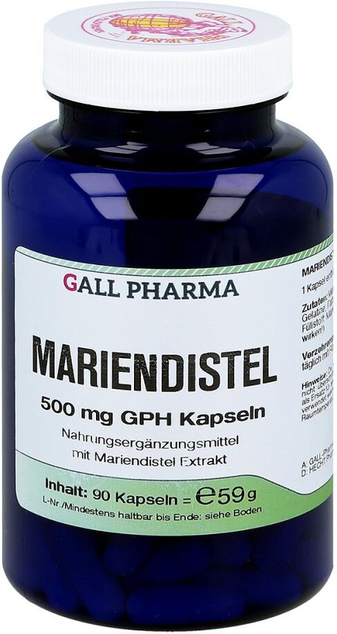Gall Pharma Mariendistel 500 mg Gph Kapseln