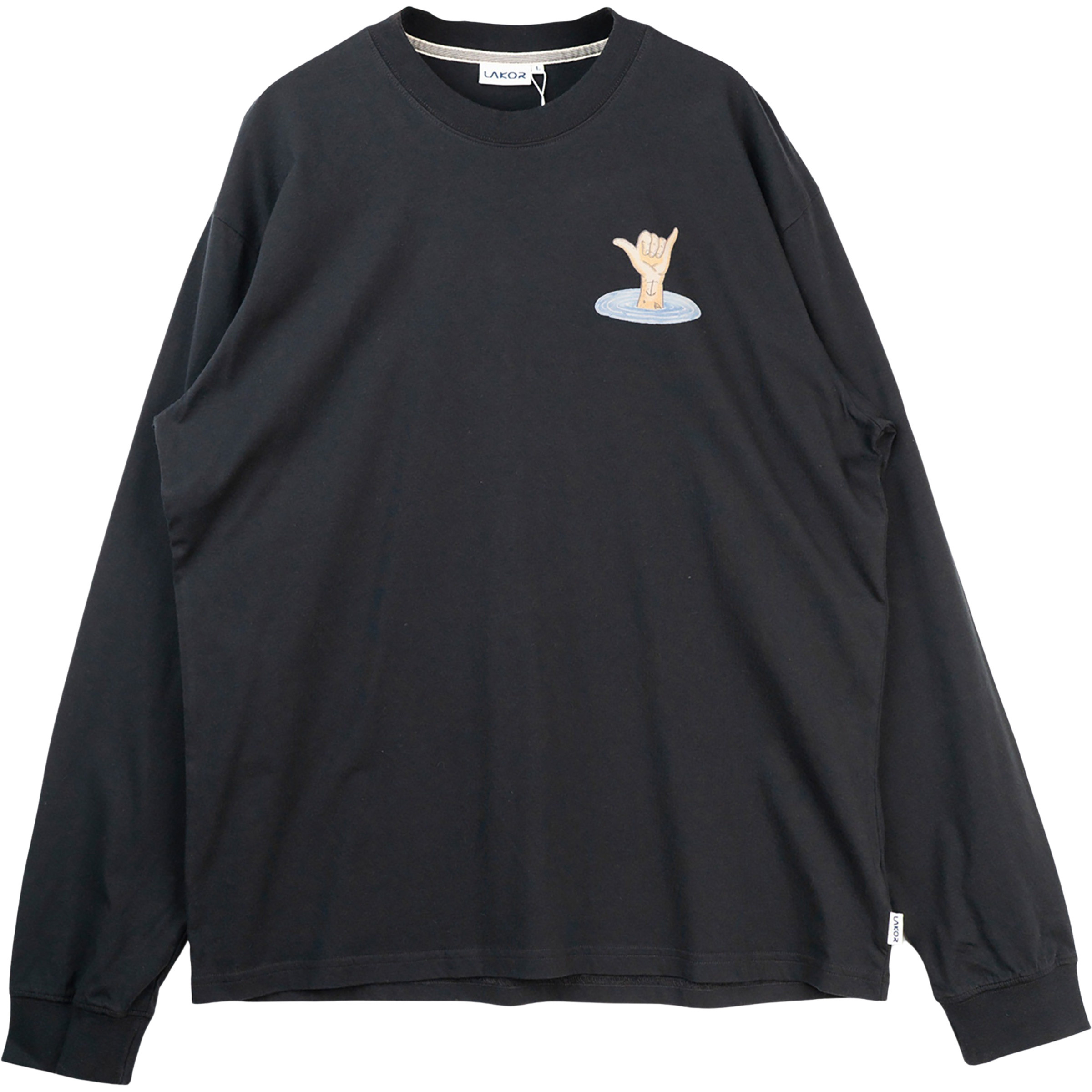 Lakor Back Attack Herren Longsleeves schwarz Größe S Lifestyle Hautfreundlich