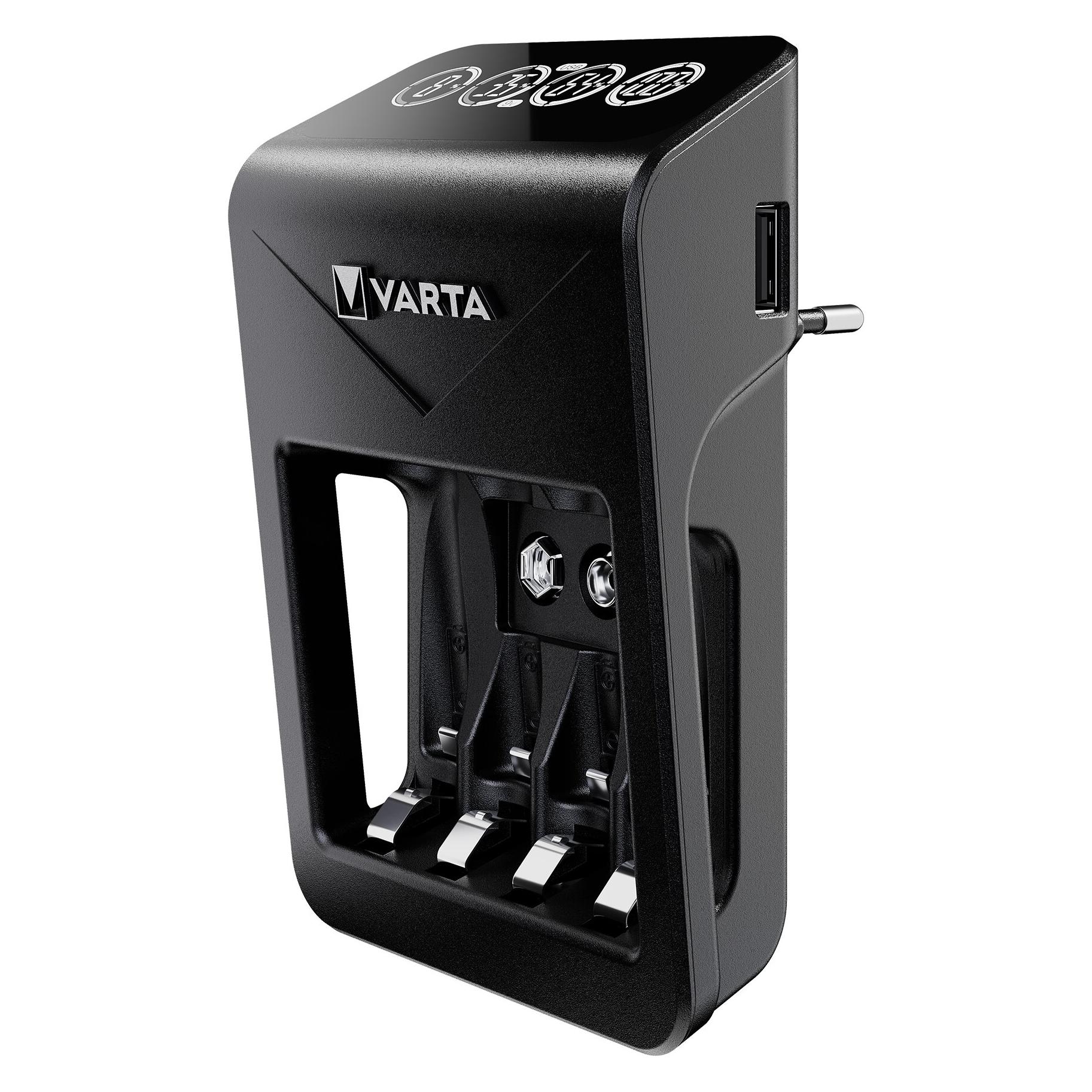 Varta LCD Plug Charger+ (1 Stk., AA, Ladegerät inkl. Akku) (57687101441)