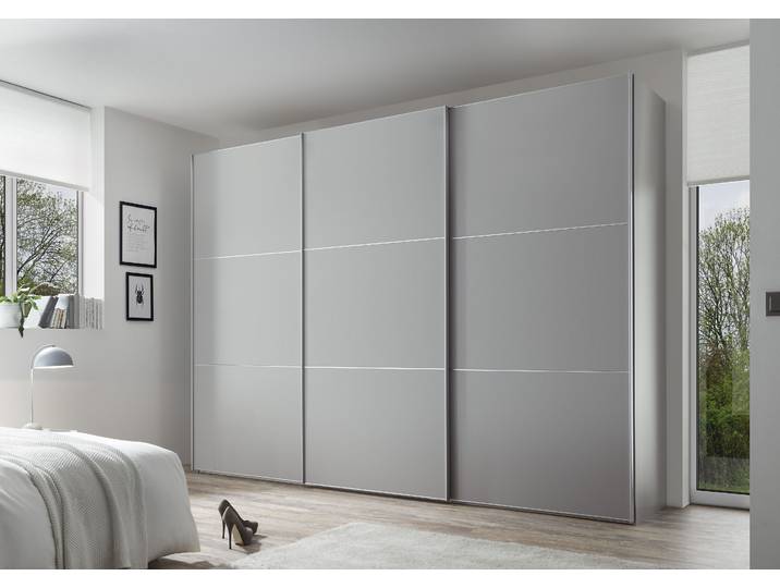 Schwebetürenschrank, Holzwerkstoff, Saphir, 298×222×68 cm, Modern, Staud