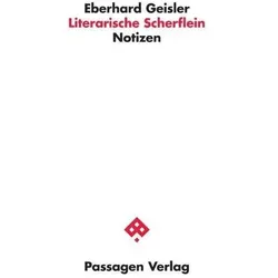 Literarische Scherflein, Belletristik von Eberhard Geisler