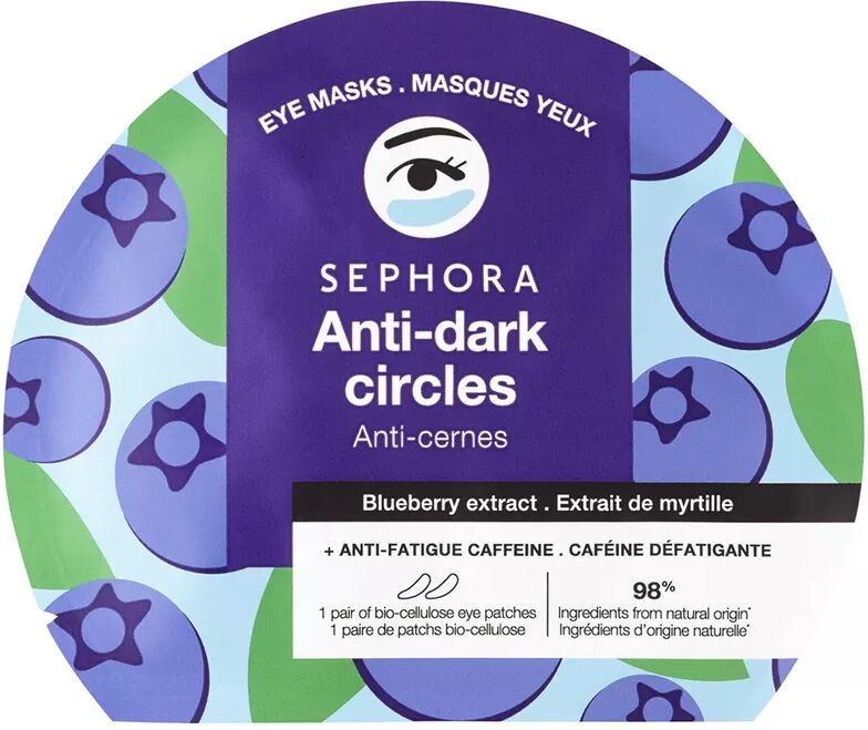 SEPHORA - Entspannende Augenmasken - Bio-Zellulose-Masken, 1 Paar, Myrtille
