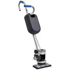 Clean Track CT Quadro Mini Exzenter Einscheibenmaschine mit Teller, Tank, Griffe kurz/lang, Pads grün/schwarz/weiß