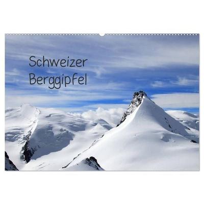 Schweizer Berggipfel (Wandkalender 2027 DIN A2 quer), CALVENDO Monatskalender