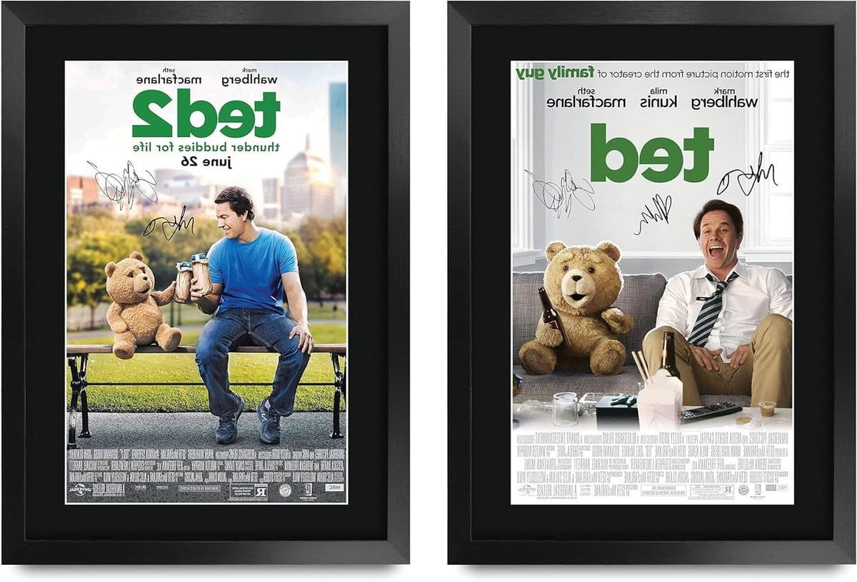 Ingelijste Film Poster Wanddecoratie A3 Formaat Zwart