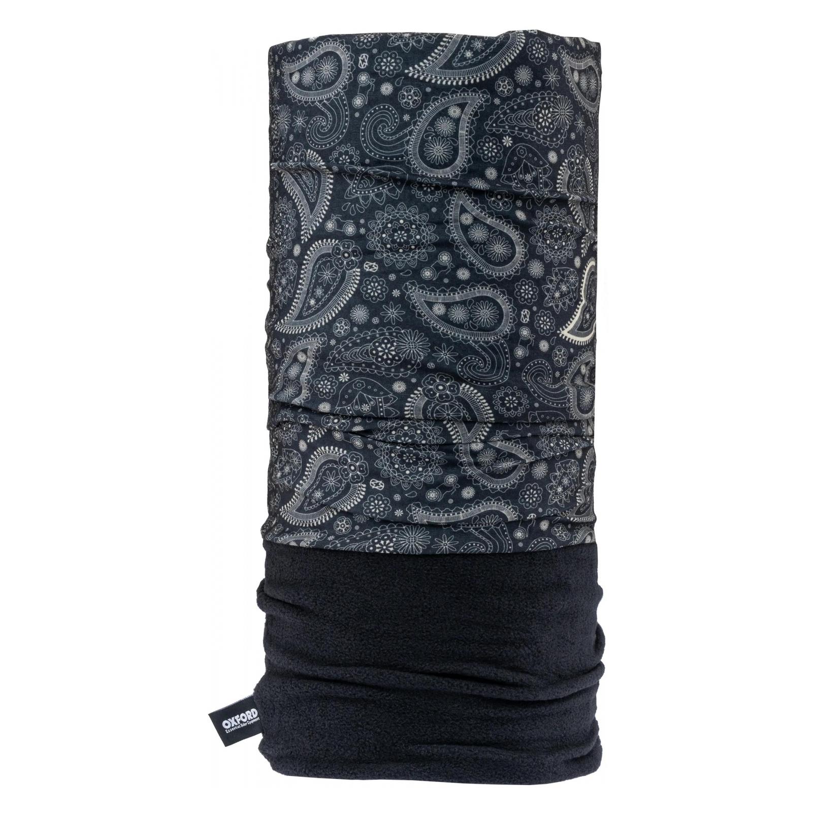 Oxford Multifunktionstuch MC Paisley Navy, Multifunktionstuch Snug 100% Polyester Mikrofaser (NW422)